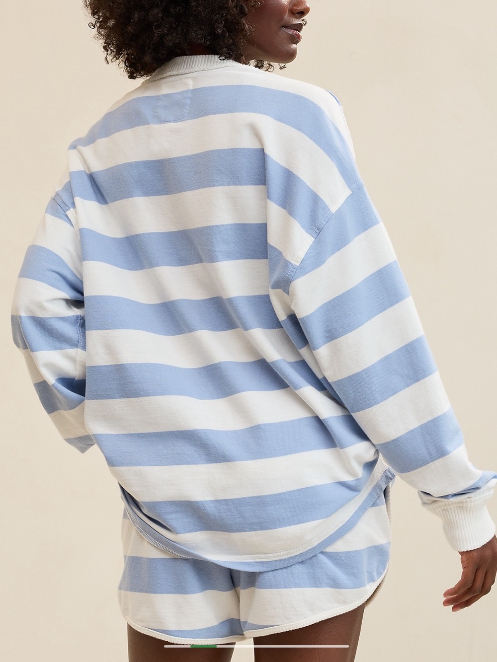 Aerie Poolside Terry Henley Sweatshirt - Picture 3 of 5